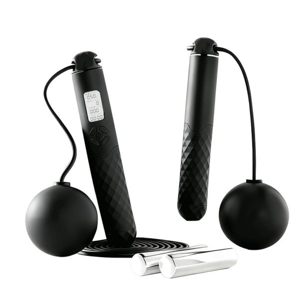 《MOVELIFE》菱紋三用可充電負重計數跳繩/無繩跳繩含大球-3色可選 21000121/5/8 智能跳繩、負重跳繩、大球跳繩、有繩無繩跳繩、可充電跳繩、AI 計數跳繩、燃脂運動、居家運動器材、健身用品、MOVELIFE