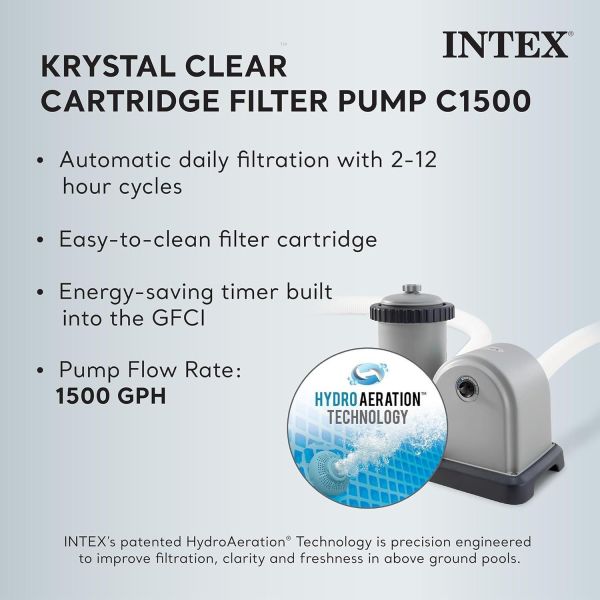 【INTEX】圓型框架速搭大型游泳池549×122cm(24311L)｜附C1500濾水器、地墊、蓋布 15120241(26731) INTEX泳池,大型游泳池,框架泳池,家庭泳池,圓形泳池,地上泳池,24311L泳池,26731EH,C1500濾水器,戶外泳池,兒童泳池,戲水池,庭院泳池,INTEX大型泳池,暑假戲水用品