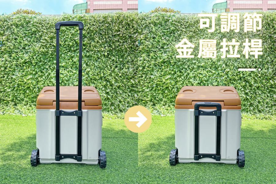 【LIFECODE】急凍屋-拉桿式30L保冰桶-附2個冰磚- 12300317咖啡色 LIFECODE,戶外用品,LIFECODE生活密碼戶外用品生活館 ,帳篷,折疊桌椅,鋁合金,車尾帳,速搭帳INTEX,露營,露營區,露營裝備,露營生活,露營美學,outdoor,camping,帳篷,露營小物,客廳帳,睡墊,充氣床