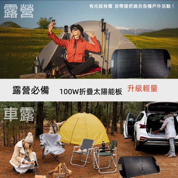 BLUETTI 折疊式太陽能板100W BLUETTI EB3A,行動儲能電站,便攜式電源,戶外露營電源,折疊式太陽能板,LIFECODE,戶外用品,LIFECODE生活密碼戶外用品生活館
