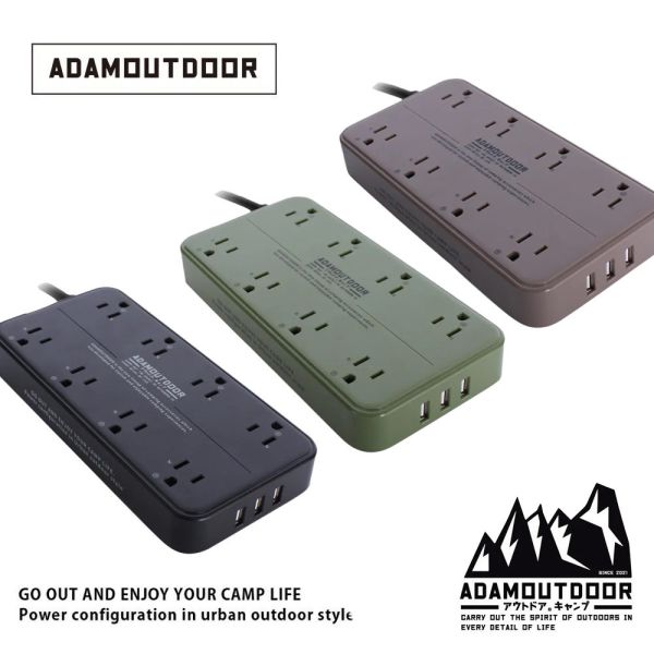 ADAMOUTDOOR-延長線組3P-8座3U-1.8米-3色可選 12500434/7/8 LIFECODE,戶外用品,LIFECODE生活密碼戶外用品生活館 ,,帳篷,折疊桌椅,鋁合金,車尾帳,速搭帳INTEX,露營,露營區,露營裝備,露營生活,露營美學,outdoor,camping,帳篷,露營小物,客廳帳