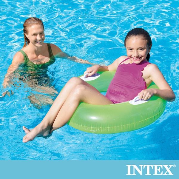 【INTEX】亮彩雙握把充氣泳圈-直徑76cm-3種顏色可選_適8歲以上 15130501/2/3(59258) LIFECODE,戶外用品,LIFECODE生活密碼戶外用品生活館 ,帳篷,折疊桌椅,鋁合金,車尾帳,速搭帳,INTEX,露營,露營區,露營裝備,露營生活,露營美學,outdoor,camping,帳篷,露營小物,客廳帳