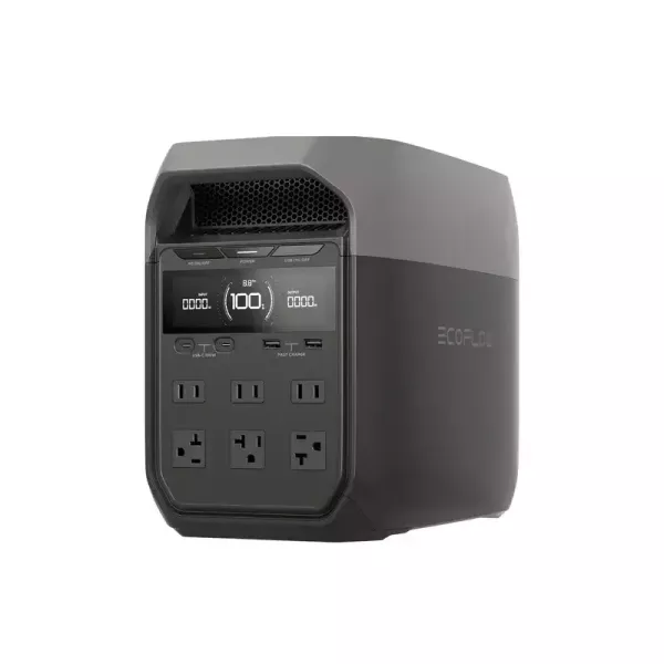 特價組合 EcoFlow-Delta 3 1800W(送防水收納包)+160W太陽能板 儲能電源/行動電源 12600021 EcoFlow DELTA 3,儲能電源,行動電源,1024Wh,1800W,LFP磷酸鐵鋰,UPS不斷電,太陽能充電,露營電源,停電備援,車宿電源,戶外供電