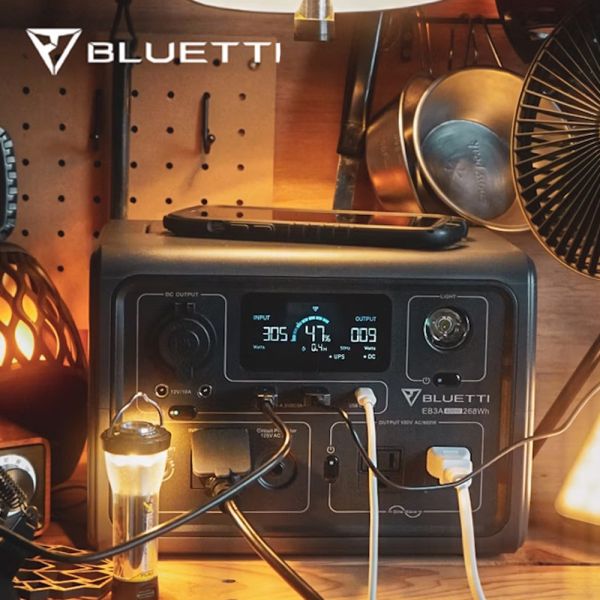 BLUETTI EB3A移動式戶外行動電源600W 12500810 BLUETTI EB3A,行動儲能電站,便攜式電源,戶外露營電源,LIFECODE,戶外用品,LIFECODE生活密碼戶外用品生活館