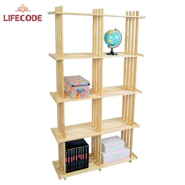 【LIFECODE】極簡風黃松木正八格架/實木置物架/書架/花架 11010070 LIFECODE,戶外用品,LIFECODE生活密碼戶外用品生活館 ,帳篷,折疊桌椅,鋁合金,車尾帳,速搭帳,INTEX,露營,露營區,露營裝備,露營生活,露營美學,outdoor,camping,正八格架,實木置物架,書架,花架