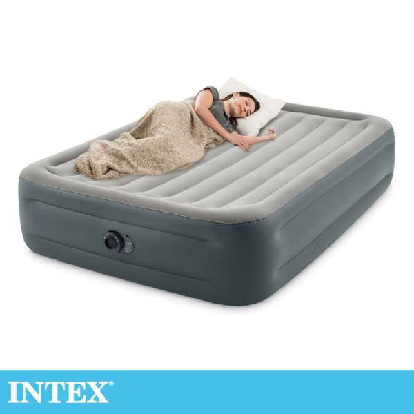 【INTEX】豪華加高雙人加大充氣床墊-寬152x高46cm(64125ED) 15020271 INTEX,戶外用品,充氣床,床墊,露營,露營裝備,露營生活,outdoor,camping