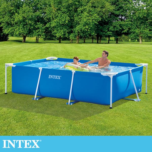 【INTEX】簡易裝長方型框架游泳池/戲沙池(260x160x65cm)(2282L) 6歲+ 15110060(28271) LIFECODE,戶外用品,LIFECODE生活密碼戶外用品生活館 ,帳篷,折疊桌椅,鋁合金,車尾帳,速搭帳,INTEX,充氣床,露營,露營區,露營裝備,露營生活,露營美學,outdoor,camping,帳篷,露營小物,客廳帳,充氣沙發,泳池,戲水池,大型泳池,游泳池