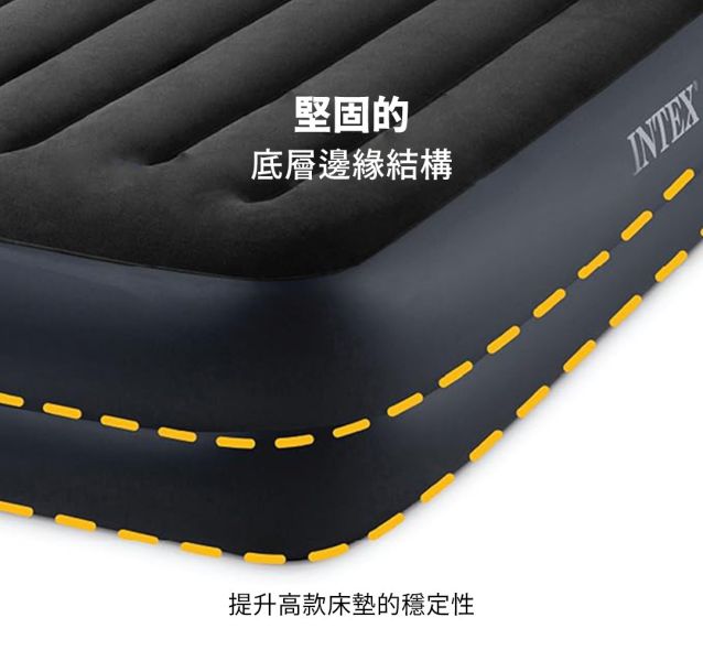 【INTEX】舒適雙層雙人加大內建電動幫浦充氣床墊-有頭枕-寬152cm(64123ED) 15020520 LIFECODE,戶外用品,生活密碼,LIFECODE生活密碼戶外用品生活館 ,帳篷,折疊桌椅,鋁合金,車尾帳,速搭帳INTEX,露營,露營區,露營裝備,露營生活,露營美學,outdoor,camping,帳篷,露營小物,客廳帳,INTEX,戶外用品,充氣床,床墊,露營,露營裝備,露營生活,