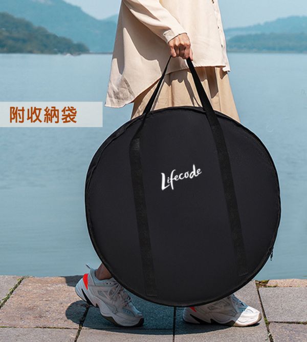 LIFECODE 圍爐燒烤桌/烤肉架/烤肉桌/焚火台(含304不鏽鋼烤網+提袋)12410250 