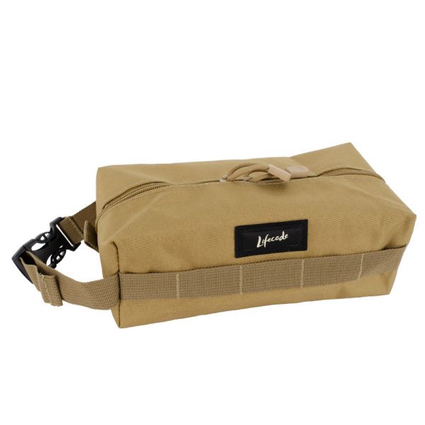 【LIFECODE】戶外洗潄包/紙巾包-多色可選 14410203/4/78 LIFECODE、紙巾包、洗漱包、露營收納包、防水收納袋、車用紙巾盒、吊掛式盥洗包、戶外用品、露營裝備、軍風風格