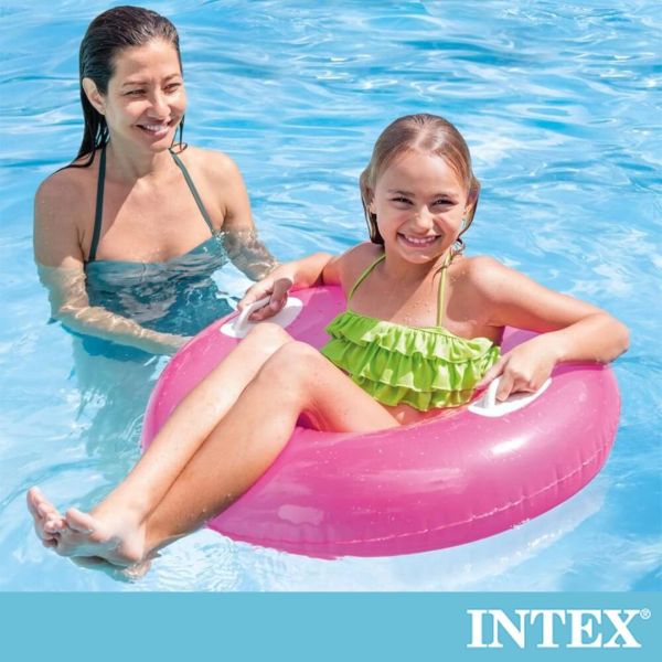 【INTEX】亮彩雙握把充氣泳圈-直徑76cm-3種顏色可選_適8歲以上 15130501/2/3(59258) LIFECODE,戶外用品,LIFECODE生活密碼戶外用品生活館 ,帳篷,折疊桌椅,鋁合金,車尾帳,速搭帳,INTEX,露營,露營區,露營裝備,露營生活,露營美學,outdoor,camping,帳篷,露營小物,客廳帳