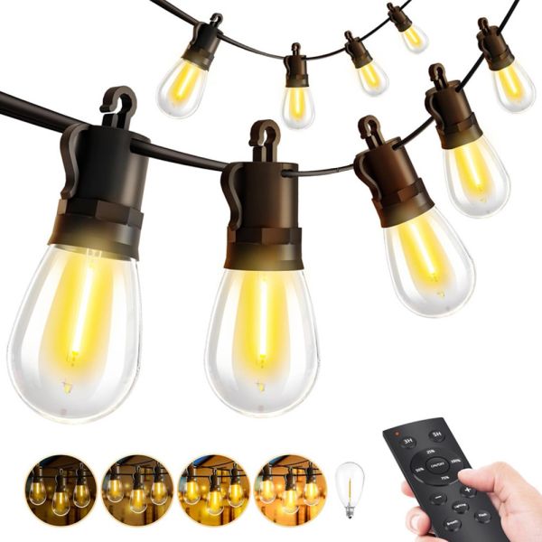 【LIFECODE】LED防水耐摔燈串S14-可調光可搖控-110V美規-(15米15灯)12321050 LED燈串
S14燈串
戶外燈串
露營燈串
庭園燈
派對燈串
低壓燈串
可調光燈串
遙控燈串
防水燈串
耐摔燈串
24V燈串
暖黃光燈串
氛圍燈飾
商用燈串
陽台燈串
燈串可串接