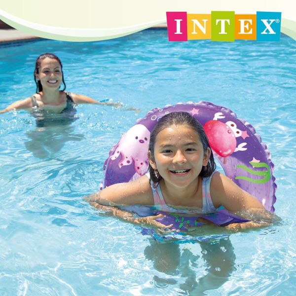 【INTEX】卡通游泳圈-直徑61cm-黃色/藍色/紫色3款可選 適用：6~10歲 15130102/5/6(59242NEW) LIFECODE,戶外用品,LIFECODE生活密碼戶外用品生活館 ,帳篷,折疊桌椅,鋁合金,車尾帳,速搭帳,INTEX,露營,露營區,露營裝備,露營生活,露營美學,outdoor,camping,帳篷,露營小物,客廳帳