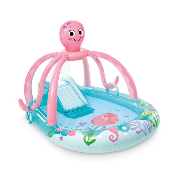 INTEX-友善的章魚戲水池(234x183x150x水深14cm)-2歲+ 15120610(56138NP) LIFECODE,戶外用品,生活密碼,LIFECODE生活密碼戶外用品生活館 ,INTEX 泳池,充氣泳池,家庭戲水池,親子戲水池,戲水池推薦,