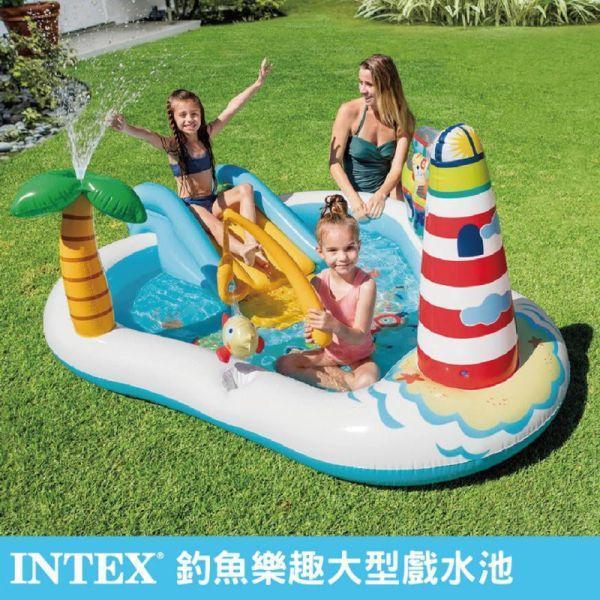 【INTEX】盒損-釣魚樂趣大型戲水池218x188x99x深13cm(182L) 適2歲以上 15130520(57162) LIFECODE,戶外用品,LIFECODE生活密碼戶外用品生活館 ,帳篷,折疊桌椅,鋁合金,車尾帳,速搭帳,INTEX,露營,露營區,露營裝備,露營生活,露營美學,outdoor,camping,帳篷,露營小物,客廳帳
