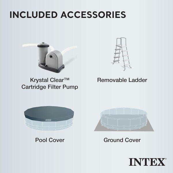 【INTEX】圓型框架速搭大型游泳池549×122cm(24311L)｜附C1500濾水器、地墊、蓋布 15120241(26731) INTEX泳池,大型游泳池,框架泳池,家庭泳池,圓形泳池,地上泳池,24311L泳池,26731EH,C1500濾水器,戶外泳池,兒童泳池,戲水池,庭院泳池,INTEX大型泳池,暑假戲水用品