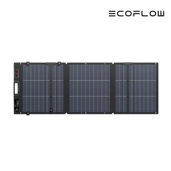 EcoFlow 160W 雙面輕量化便攜太陽能板 12600021 EcoFlow 160W 雙面便攜太陽能板,25% 高轉換效率、30–60° 可調支架、IP68 防水防塵,適合露營、車宿及戶外儲能充電。