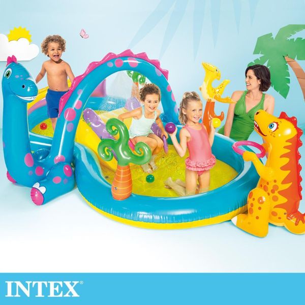 【INTEX】恐龍遊樂園大型戲水池302x229x112x深14cm(290L) 適2歲以上 15120450(57135) LIFECODE,戶外用品,LIFECODE生活密碼戶外用品生活館 ,帳篷,折疊桌椅,鋁合金,車尾帳,速搭帳,INTEX,露營,露營區,露營裝備,露營生活,露營美學,outdoor,camping,帳篷,露營小物,客廳帳