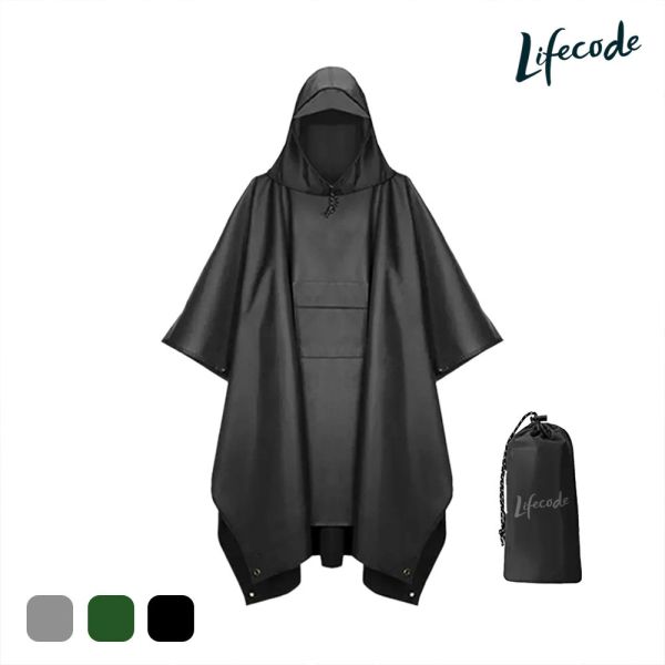 【LIFECODE】戶三合一多功能防水雨衣/雨披-3色可選 12340173/4/8 LIFECODE,戶外用品,LIFECODE生活密碼戶外用品生活館 ,帳篷,折疊桌椅,鋁合金,車尾帳,速搭帳,INTEX,露營,露營區,露營裝備,露營生活,露營美學,outdoor,camping,帳篷,露營小物,客廳帳
