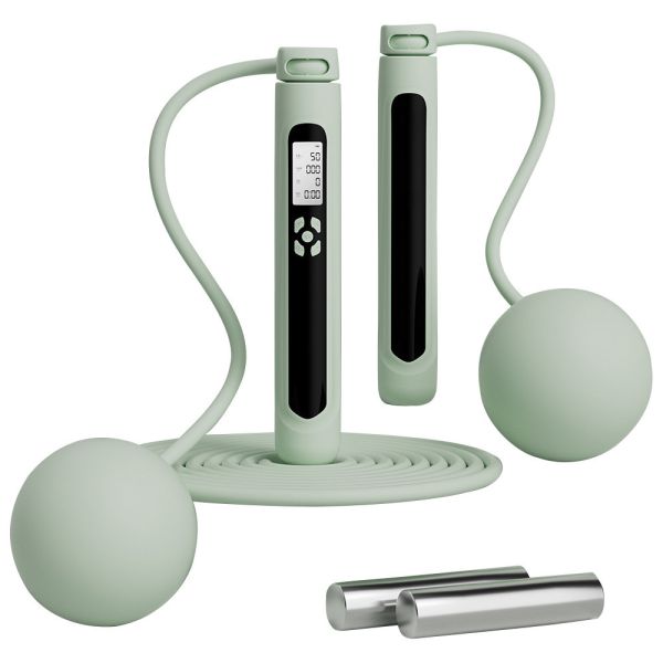 《MOVELIFE》智能三用可充電負重計數跳繩/無繩跳繩含大球-3色可選 21000111/3/4 智慧跳繩、智能跳繩、無繩跳繩、計數跳繩、負重跳繩、居家運動、燃脂運動、健身跳繩、MOVELIFE運動用品、