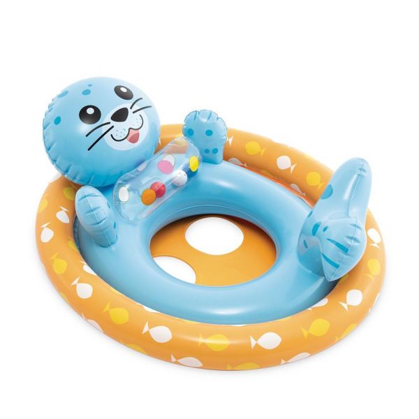 【INTEX】造型幼兒坐式充氣泳圈-長頸鹿/海獺/樹懶(3款可選) 適3~4歲 15130514/5/6(59570) INTEX泳圈,幼兒泳圈,兒童坐式泳圈,寶寶泳圈,充氣泳圈,安全泳圈,雙氣室泳圈,戲水泳圈,兒童戲水,幼童泳具,可愛泳圈,長頸鹿泳圈,海獺泳圈,樹懶泳圈