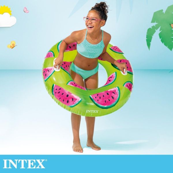 【INTEX】夏日水果游泳圈-直徑107cm 適用9+ 草莓/鳳梨/西瓜 15130550/1/2(56261NP) LIFECODE,戶外用品,LIFECODE生活密碼戶外用品生活館 ,帳篷,折疊桌椅,鋁合金,車尾帳,速搭帳,INTEX,露營,露營區,露營裝備,露營生活,露營美學,outdoor,camping,帳篷,露營小物,客廳帳
