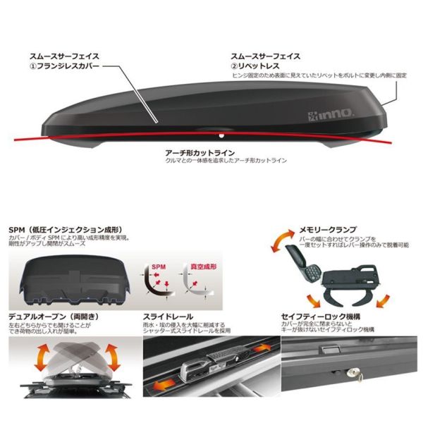 INNO-BRM2020雙開車頂行李箱(內徑400L)-消光黑 31030038 LIFECODE,戶外用品,LIFECODE生活密碼戶外用品生活館 ,帳篷,折疊桌椅,鋁合金,車尾帳,速搭帳,INTEX,露營,露營區,露營裝備,露營生活,露營美學,outdoor,camping,帳篷,露營小物,客廳帳