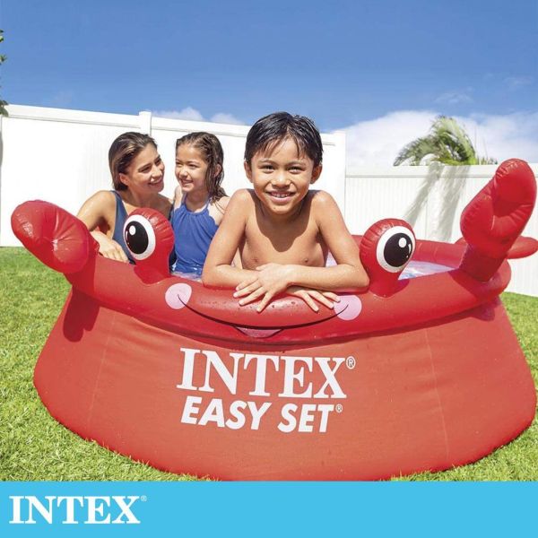 【INTEX】螃蟹簡易裝EASY SET游泳池183x51cm(880L)適用3歲+ 15120090(26100NP) LIFECODE,戶外用品,LIFECODE生活密碼戶外用品生活館 ,帳篷,折疊桌椅,鋁合金,車尾帳,速搭帳,INTEX,充氣床,露營,露營區,露營裝備,露營生活,露營美學,outdoor,camping,帳篷,露營小物,客廳帳,充氣沙發,泳池,戲水池,大型泳池,游泳池