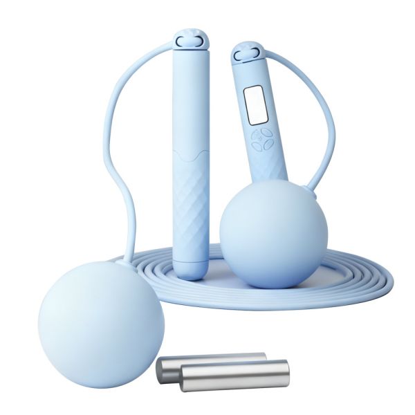 《MOVELIFE》菱紋三用可充電負重計數跳繩/無繩跳繩含大球-3色可選 21000121/5/8 智能跳繩、負重跳繩、大球跳繩、有繩無繩跳繩、可充電跳繩、AI 計數跳繩、燃脂運動、居家運動器材、健身用品、MOVELIFE