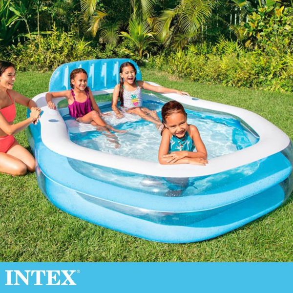 【INTEX】遮陽長形游泳池229x191x48cm(530L)適3歲+ 15120020(57186NP) LIFECODE,戶外用品,LIFECODE生活密碼戶外用品生活館 ,帳篷,折疊桌椅,鋁合金,車尾帳,速搭帳,INTEX,充氣床,露營,露營區,露營裝備,露營生活,露營美學,outdoor,camping,帳篷,露營小物,客廳帳,充氣沙發,泳池,戲水池,大型泳池,游泳池