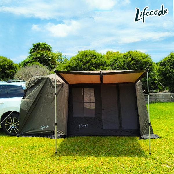 【LIFECODE】自由之境鋁合金速搭車尾帳篷 12040090 LIFECODE,戶外用品,LIFECODE生活密碼戶外用品生活館 ,,帳篷,折疊桌椅,鋁合金,車尾帳,速搭帳INTEX,露營,露營區,露營裝備,露營生活,露營美學,outdoor,camping,帳篷,車宿,車泊,露營小物