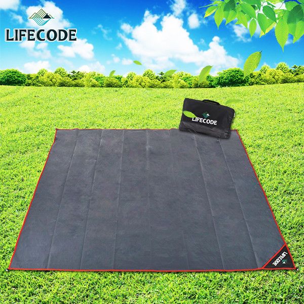 【LIFECODE】加厚防水PE地墊(地席)300x300cm 12330100 LIFECODE,戶外用品,LIFECODE生活密碼戶外用品生活館 ,帳篷,折疊桌椅,鋁合金,車尾帳,速搭帳,露營,露營區,露營裝備,露營生活,露營美學,outdoor,camping,帳篷,露營小物,客廳帳