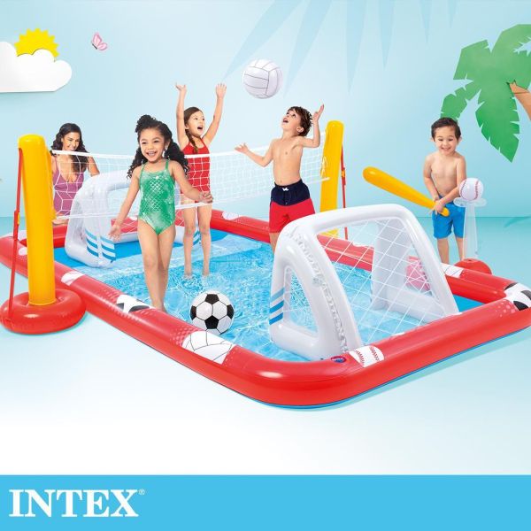 【INTEX】運動樂園大型戲水池325x267x102cm(470L)適用3歲+ 15120540(57147NP) LIFECODE,戶外用品,LIFECODE生活密碼戶外用品生活館 ,帳篷,折疊桌椅,鋁合金,車尾帳,速搭帳,INTEX,露營,露營區,露營裝備,露營生活,露營美學,outdoor,camping,帳篷,露營小物,客廳帳