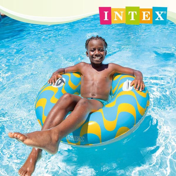 【INTEX】波浪紋游泳圈帶雙握把(直徑91cm)-適用9歲+ 桔色/水藍色15130243/4(59256NEW) LIFECODE,戶外用品,LIFECODE生活密碼戶外用品生活館 ,帳篷,折疊桌椅,鋁合金,車尾帳,速搭帳,INTEX,露營,露營區,露營裝備,露營生活,露營美學,outdoor,camping,帳篷,露營小物,客廳帳