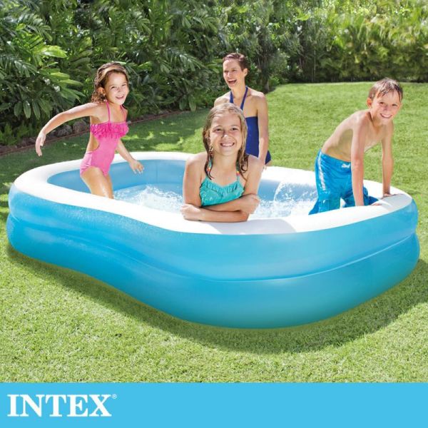 【INTEX】藍色長型游泳池203x152x48cm(540L)適用3歲+ 15120520(57180NP) LIFECODE,戶外用品,LIFECODE生活密碼戶外用品生活館 ,帳篷,折疊桌椅,鋁合金,車尾帳,速搭帳,INTEX,露營,露營區,露營裝備,露營生活,露營美學,outdoor,camping,帳篷,露營小物,客廳帳