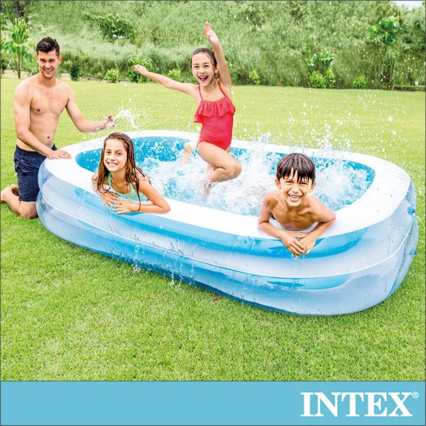 【INTEX】長方型藍色游泳池262x175X56cm(770L) 15120051(56483N) LIFECODE,戶外用品,LIFECODE生活密碼戶外用品生活館 ,帳篷,折疊桌椅,鋁合金,車尾帳,速搭帳,INTEX,充氣床,露營,露營區,露營裝備,露營生活,露營美學,outdoor,camping,帳篷,露營小物,客廳帳,充氣沙發,泳池,戲水池,大型泳池,游泳池