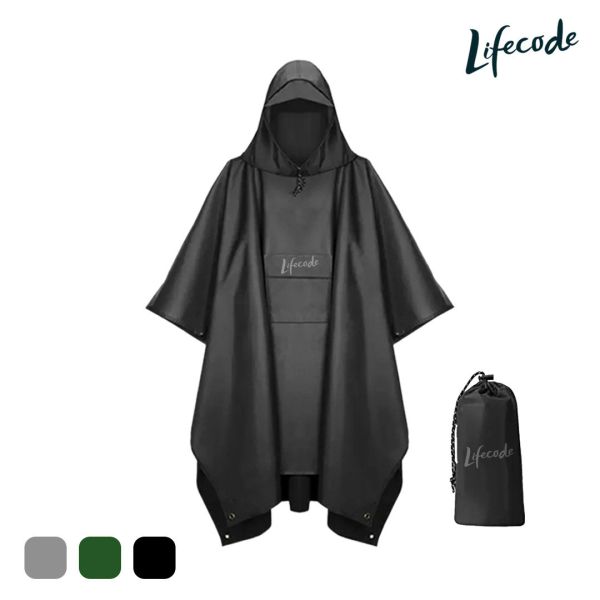 【LIFECODE】三合一多功能防水雨衣/雨披-3色可選 12340173/4/8 LIFECODE,戶外用品,LIFECODE生活密碼戶外用品生活館 ,帳篷,折疊桌椅,鋁合金,車尾帳,速搭帳,INTEX,露營,露營區,露營裝備,露營生活,露營美學,outdoor,camping,帳篷,露營小物,客廳帳
