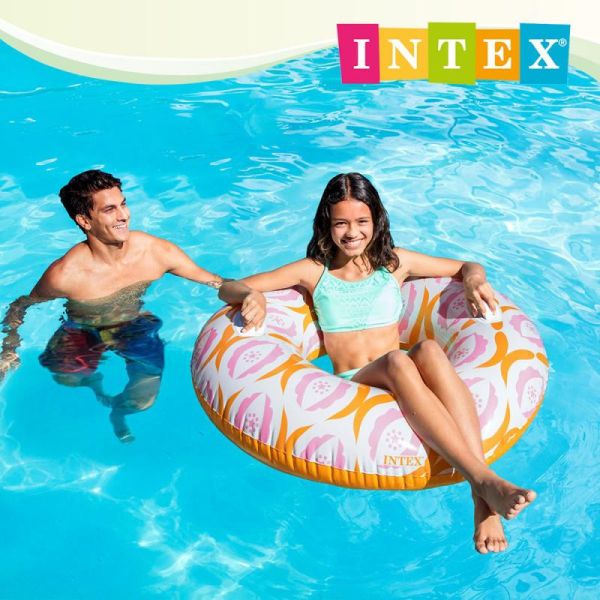 【INTEX】永恆花紋帶扶手游泳圈-直徑114cm 適9歲+ 15130681/2/3(56269)-3款可選 LIFECODE,戶外用品,LIFECODE生活密碼戶外用品生活館 ,帳篷,折疊桌椅,鋁合金,車尾帳,速搭帳,INTEX,露營,露營區,露營裝備,露營生活,露營美學,outdoor,camping,帳篷,露營小物,客廳帳