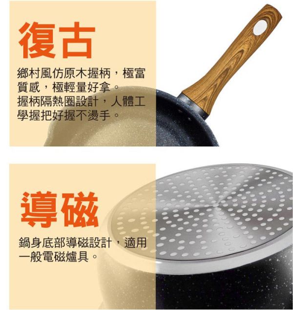 SADOMAIN 大理石七層不沾平底鍋(28cm) 12360111 LIFECODE,戶外用品,LIFECODE生活密碼戶外用品生活館,帳篷,折疊桌椅,鋁合金,車尾帳,速搭帳,INTEX,露營,露營區,露營裝備,露營生活,露營美學,outdoor,camping,帳篷,露營小物,平底鍋