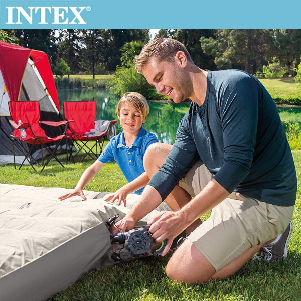 INTEX 3合1可蓄電充氣幫浦110V+12V+蓄電池(充洩二用) 15210070(66641) LIFECODE,戶外用品,LIFECODE生活密碼戶外用品生活館 ,帳篷,折疊桌椅,鋁合金,車尾帳,速搭帳,INTEX,露營,露營區,露營裝備,露營生活,露營美學,outdoor,camping,帳篷,露營小物,客廳帳