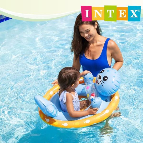 【INTEX】造型幼兒坐式充氣泳圈-長頸鹿/海獺/樹懶(3款可選) 適3~4歲 15130514/5/6(59570) INTEX泳圈,幼兒泳圈,兒童坐式泳圈,寶寶泳圈,充氣泳圈,安全泳圈,雙氣室泳圈,戲水泳圈,兒童戲水,幼童泳具,可愛泳圈,長頸鹿泳圈,海獺泳圈,樹懶泳圈