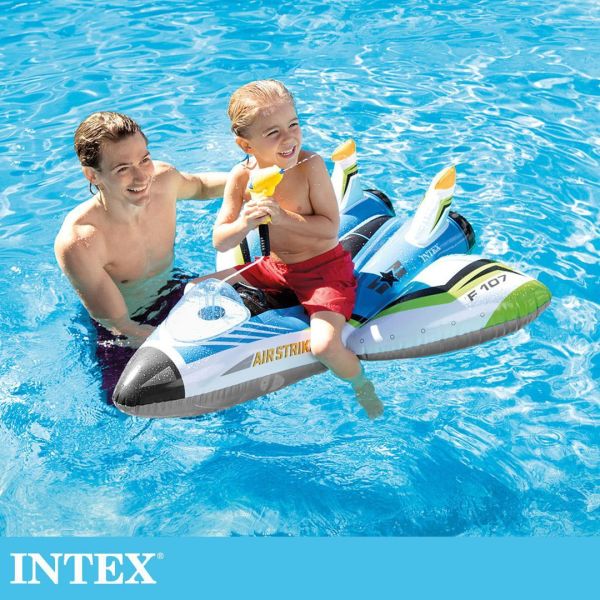 【INTEX】水槍飛機座騎117*117cm(57536NP)-藍/紅騎士 15130610/1 LIFECODE,戶外用品,LIFECODE生活密碼戶外用品生活館 ,帳篷,折疊桌椅,鋁合金,車尾帳,速搭帳,INTEX,露營,露營區,露營裝備,露營生活,露營美學,outdoor,camping,帳篷,露營小物,客廳帳