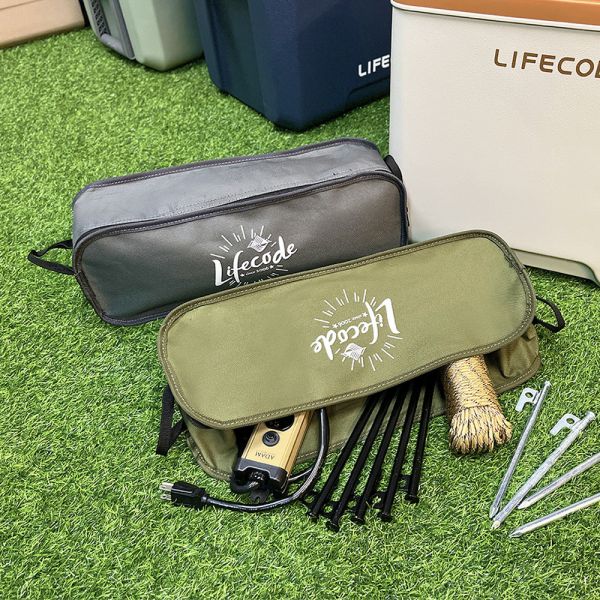 【LIFECODE】地釘營繩收納袋-鐵灰/軍綠 12300283/4 LIFECODE,戶外用品,LIFECODE生活密碼戶外用品生活館 ,帳篷,折疊桌椅,鋁合金,車尾帳,速搭帳,INTEX,露營,露營區,露營裝備,露營生活,露營美學,outdoor,camping,帳篷,露營小物,客廳帳