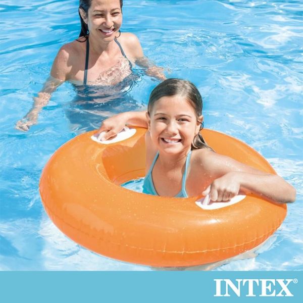 【INTEX】亮彩雙握把充氣泳圈-直徑76cm-3種顏色可選_適8歲以上 15130501/2/3(59258) LIFECODE,戶外用品,LIFECODE生活密碼戶外用品生活館 ,帳篷,折疊桌椅,鋁合金,車尾帳,速搭帳,INTEX,露營,露營區,露營裝備,露營生活,露營美學,outdoor,camping,帳篷,露營小物,客廳帳
