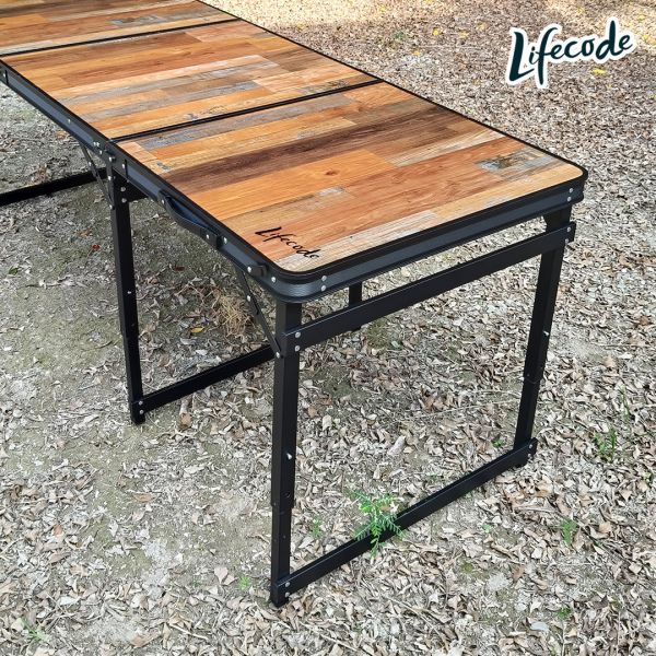 【LIFECODE】大黑鴉桌鋁合金折疊桌(180*70cm)-送背袋 13310398-1 LIFECODE,戶外用品,LIFECODE生活密碼戶外用品生活館 ,,帳篷,折疊桌椅,鋁合金,車尾帳,速搭帳INTEX,露營,露營區,露營裝備,露營生活,露營美學,outdoor,camping,帳篷,露營小物,客廳帳