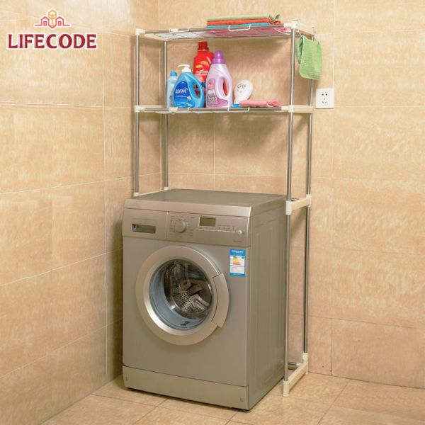 【LIFECODE】聰明媽咪-可伸縮置物架-附2個毛巾掛勾/洗衣機架/馬桶架 14070010 LIFECODE,戶外用品,LIFECODE生活密碼戶外用品生活館 ,帳篷,折疊桌椅,鋁合金,車尾帳,速搭帳,INTEX,露營,露營區,露營裝備,露營生活,露營美學,outdoor,camping,帳篷,露營小物,客廳帳