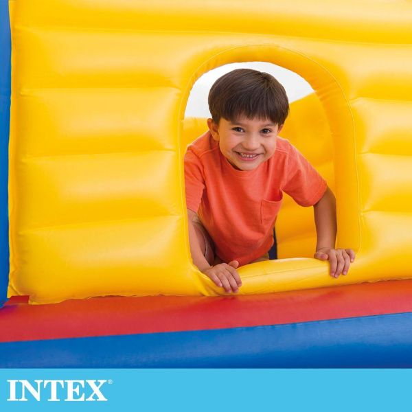 【INTEX】城堡造型跳跳床175x175x135cm 15140160(48259NP) LIFECODE,戶外用品,LIFECODE生活密碼戶外用品生活館 ,帳篷,折疊桌椅,鋁合金,車尾帳,速搭帳,INTEX,露營,露營區,露營裝備,露營生活,露營美學,outdoor,camping,帳篷,露營小物,客廳帳