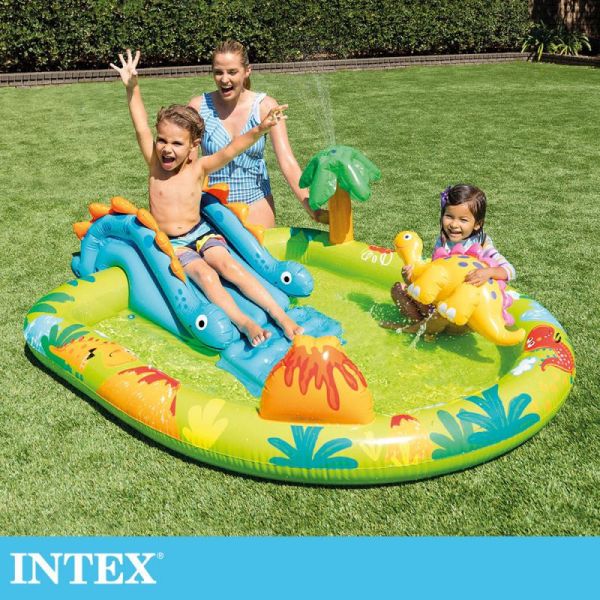 【INTEX】可愛恐龍樂園戲水池191x152x58x深23cm(143L)適用2歲+ 15120530(57166NP) LIFECODE,戶外用品,LIFECODE生活密碼戶外用品生活館 ,帳篷,折疊桌椅,鋁合金,車尾帳,速搭帳,INTEX,露營,露營區,露營裝備,露營生活,露營美學,outdoor,camping,帳篷,露營小物,客廳帳