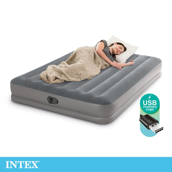 【INTEX】雙層內建電動幫浦雙人加大充氣床-寬152cm(USB電源)(64114) 15020380 LIFECODE,戶外用品,生活密碼,LIFECODE生活密碼戶外用品生活館 ,帳篷,折疊桌椅,鋁合金,車尾帳,速搭帳INTEX,露營,露營區,露營裝備,露營生活,露營美學,outdoor,camping,帳篷,露營小物,客廳帳,INTEX,戶外用品,充氣床,床墊,露營,露營裝備,露營生活,
