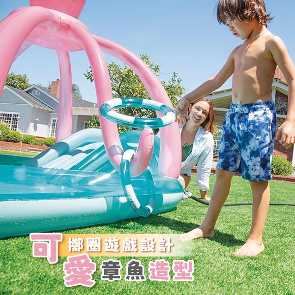INTEX-友善的章魚戲水池(234x183x150x水深14cm)-2歲+ 15120610(56138NP) LIFECODE,戶外用品,生活密碼,LIFECODE生活密碼戶外用品生活館 ,INTEX 泳池,充氣泳池,家庭戲水池,親子戲水池,戲水池推薦,